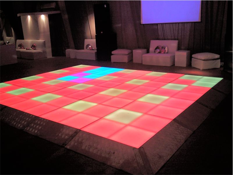 Piso de led rgb